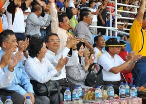 Gol kemenangan PSPS atas Perija disaksikan Ketua Umum KONI Pusat, Gubri dan Wagubri