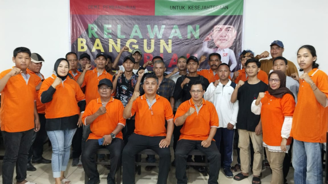 Relawan Bangun Riau Deklarasikan Dukungan untuk SF Hariyanto Melanjutkan Pembangunan