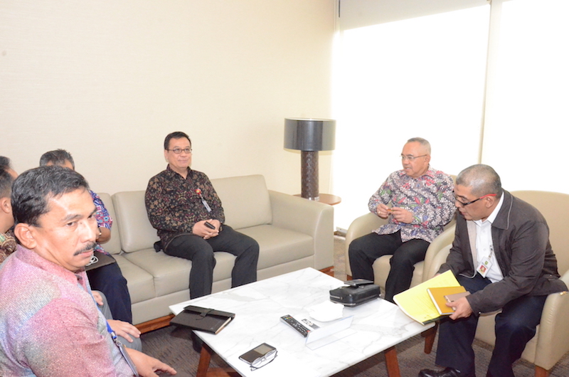 Audiensi Plt Gubernur Riau dengan Management Angkasa Pura